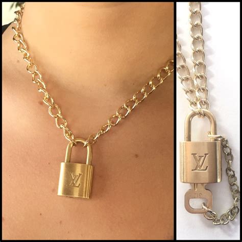 Louis Vuitton locket necklace